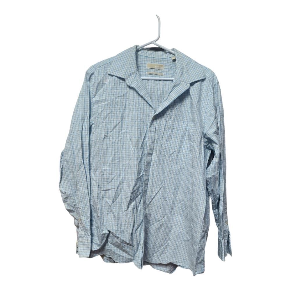 3023 - Michael Kors Men’s Regular Fit Check Dress Shirt - 17 34/35